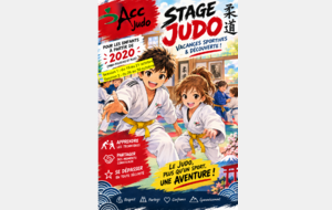 🥋 STAGES JUDO VACANCES D'AUTOMNE 🍂