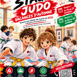 🥋 STAGES JUDO VACANCES D'AUTOMNE 🍂